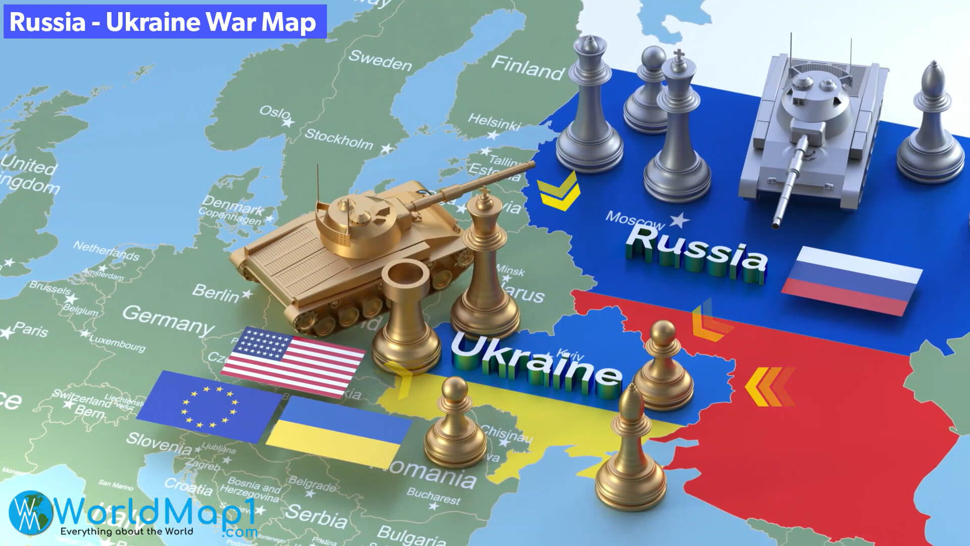 Rusya Ukrayna Savaşı Haritası 2022
